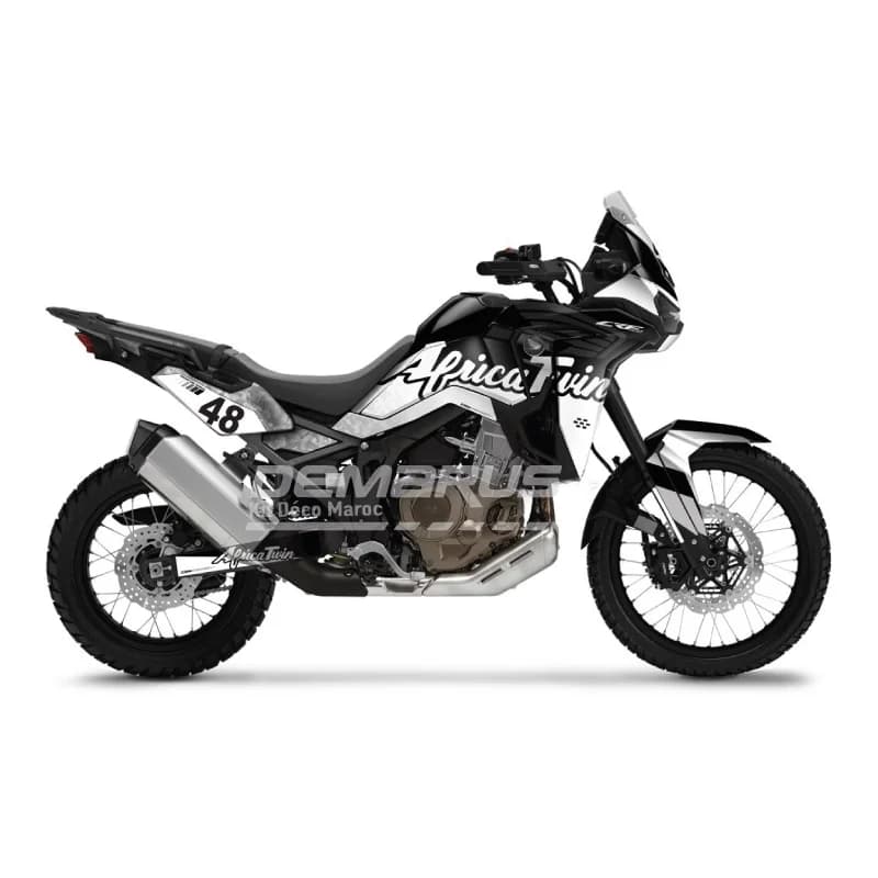 Kit déco moto Kit Déco Honda Africa Twin CRF 1100L / 1000L (2016-2026) | Édition Contraste Urbain - Vue 1