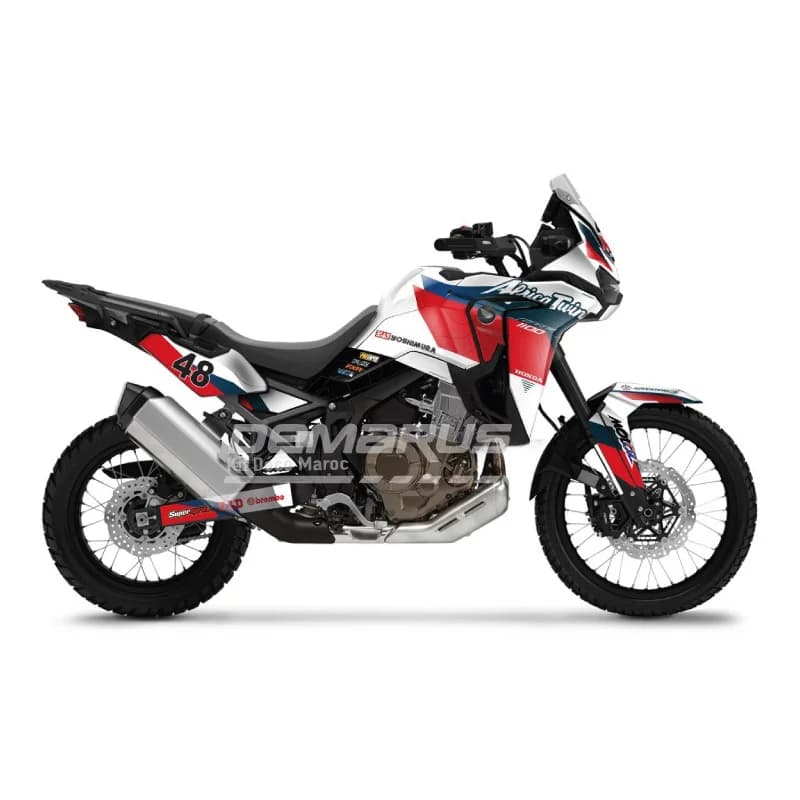 Kit déco moto Kit Déco Honda Africa Twin CRF 1100L (2016-2026) | Édition Rallye HRC - Vue 1