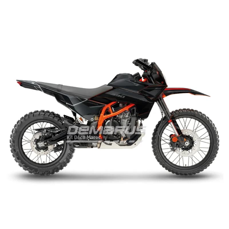 Kit déco moto Kit Déco KTM 690 Enduro R (2019-2026) | Édition Acier Furtif - Vue 1