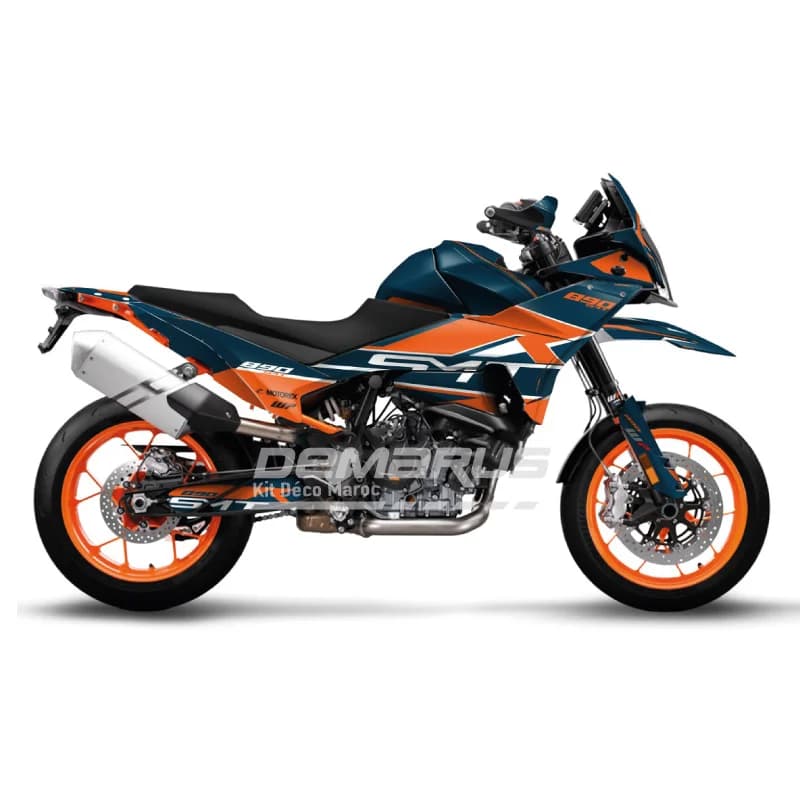 Kit déco moto Kit Déco KTM 890 SMT (2023-2026) | Édition Division - Vue 1