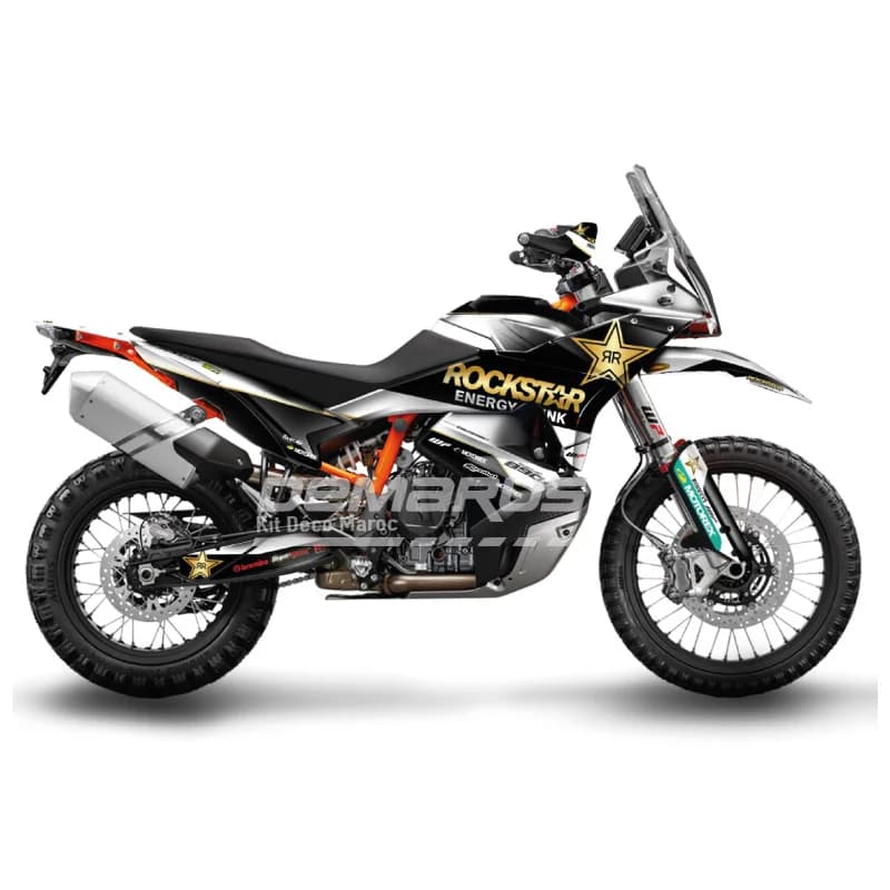 Kit déco moto Kit Déco KTM 690 Enduro R (2008-2026) | Édition Rockstar Rally - Vue 1