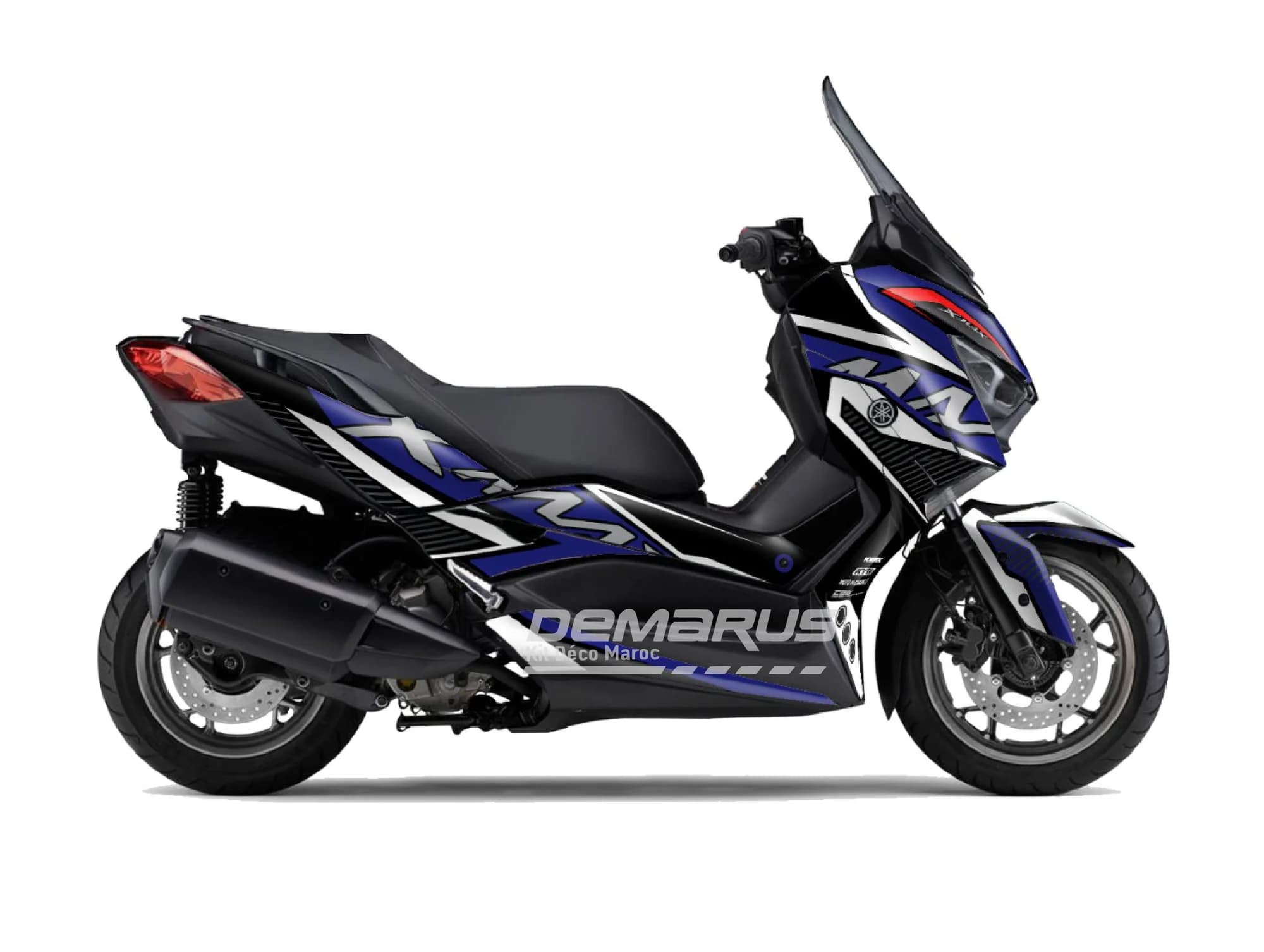 Kit déco moto Kit Déco Yamaha XMAX | Édition Éclair Dynamique Bleu - Vue 1